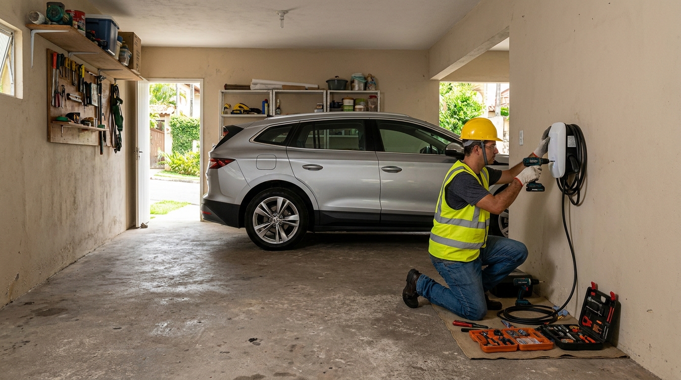 Instalação em garagem ou condomínio em Anápolis‑GO